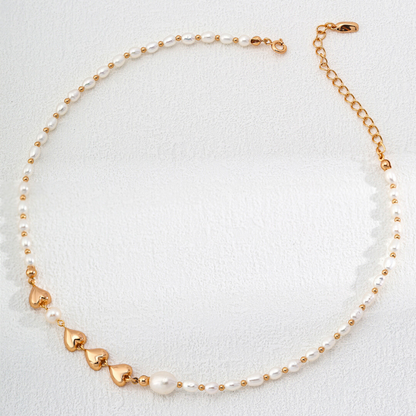 Hearts Aglow Pearl Necklace