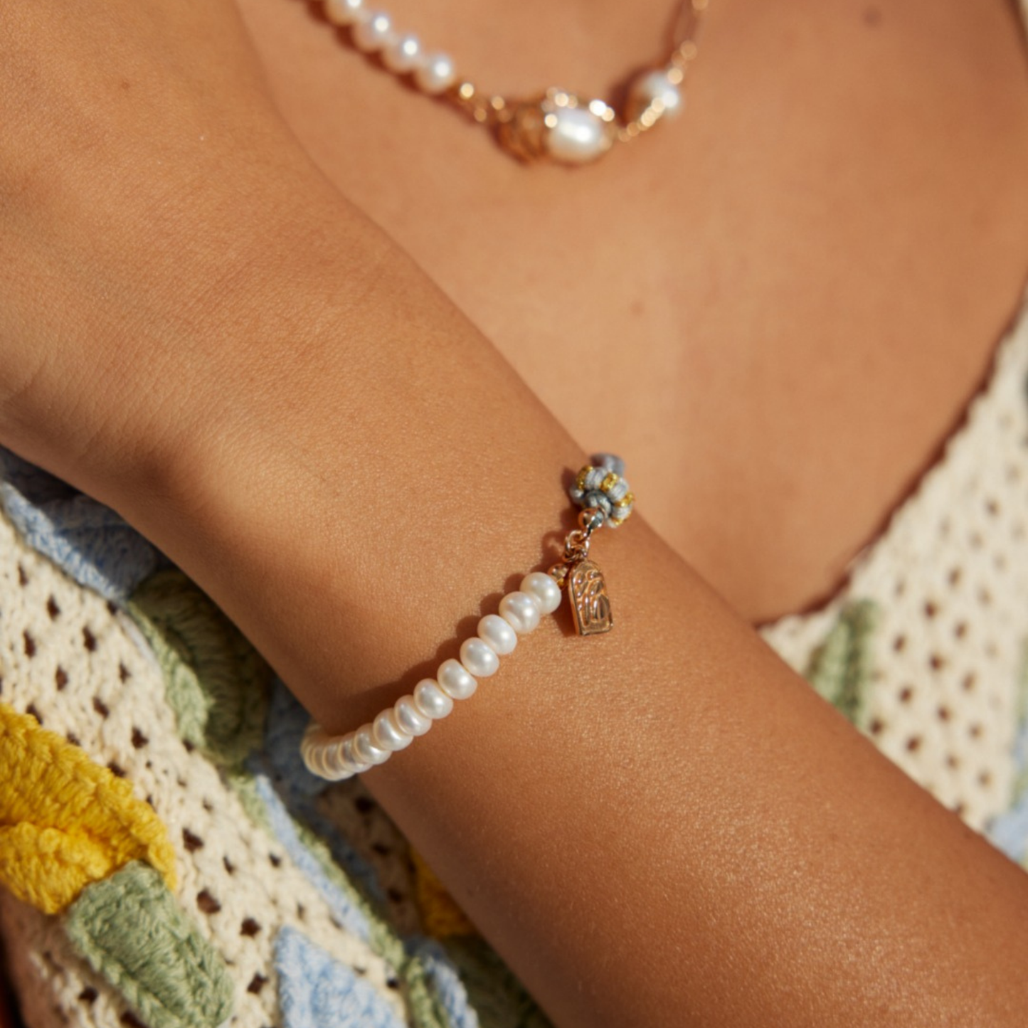 Serene Pearl Harmony Bracelet