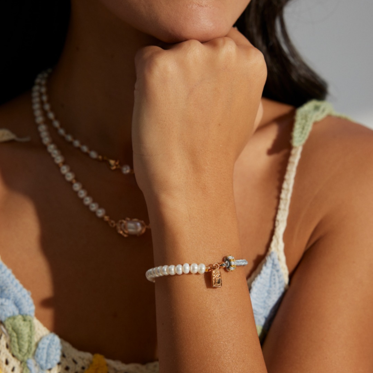 Serene Pearl Harmony Bracelet