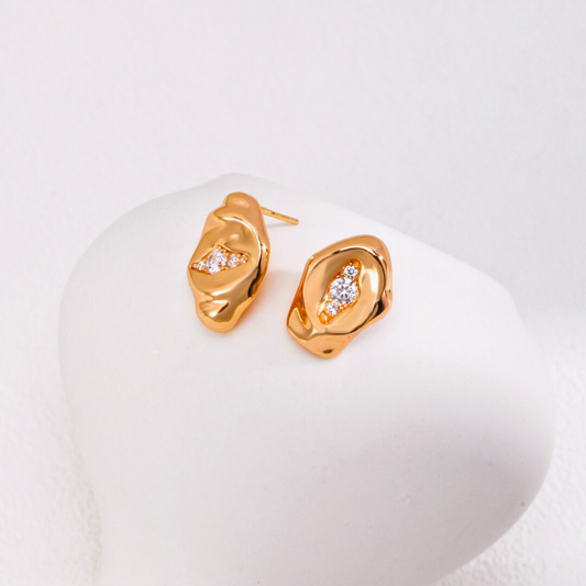 Radiance Gold Studs