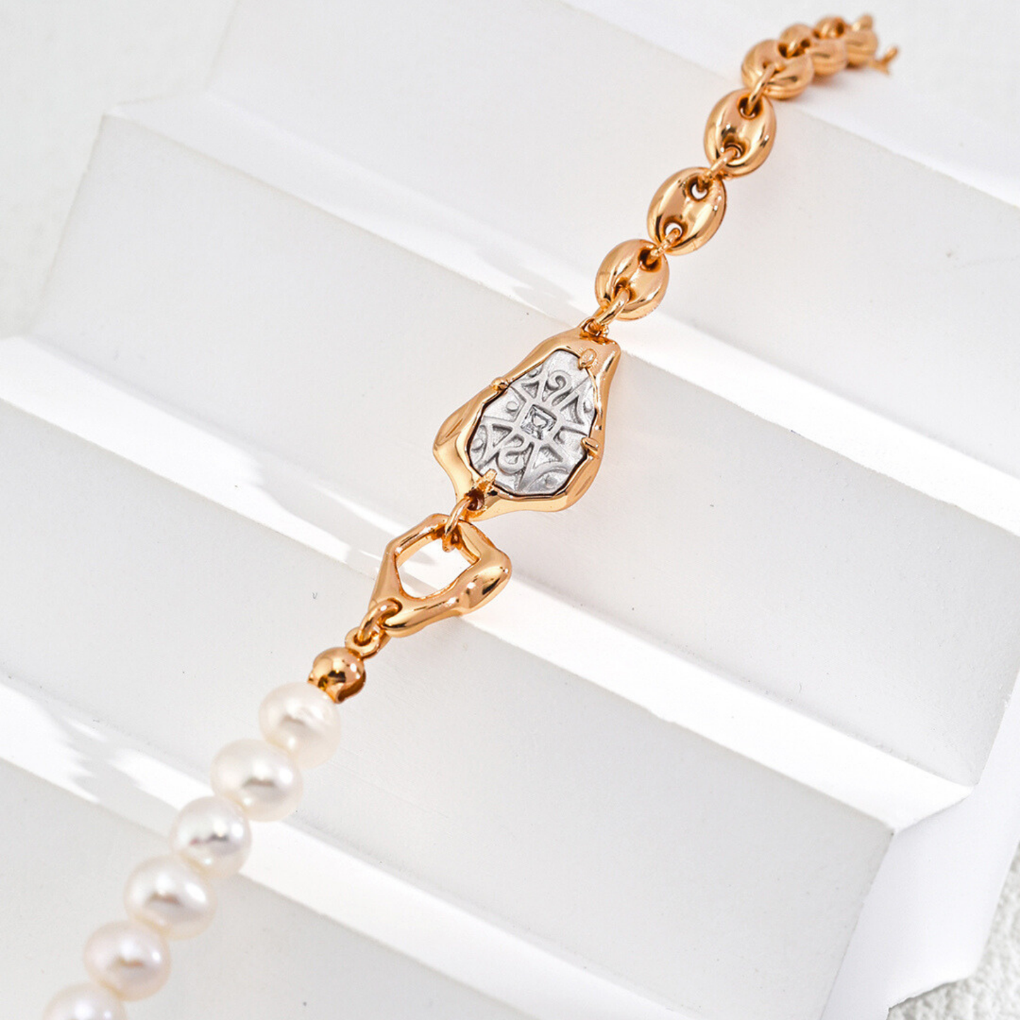 Imperial Grace Pearl Bracelet