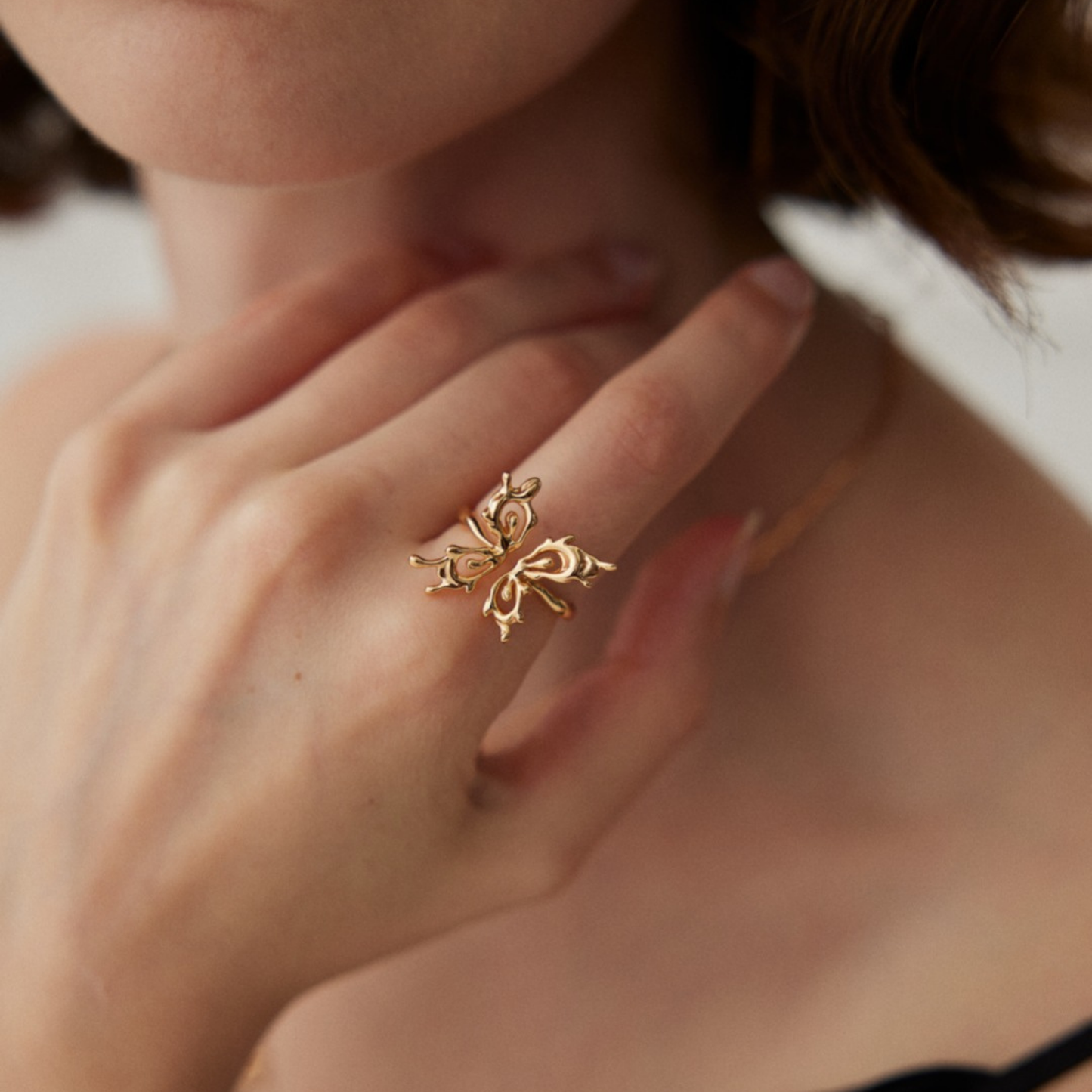 Fluttering Butterfly Ring