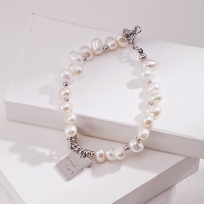 Lucky Charm Pearl Bracelet