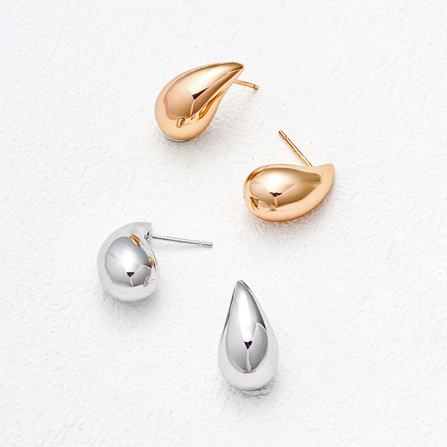 Teardrop Studs