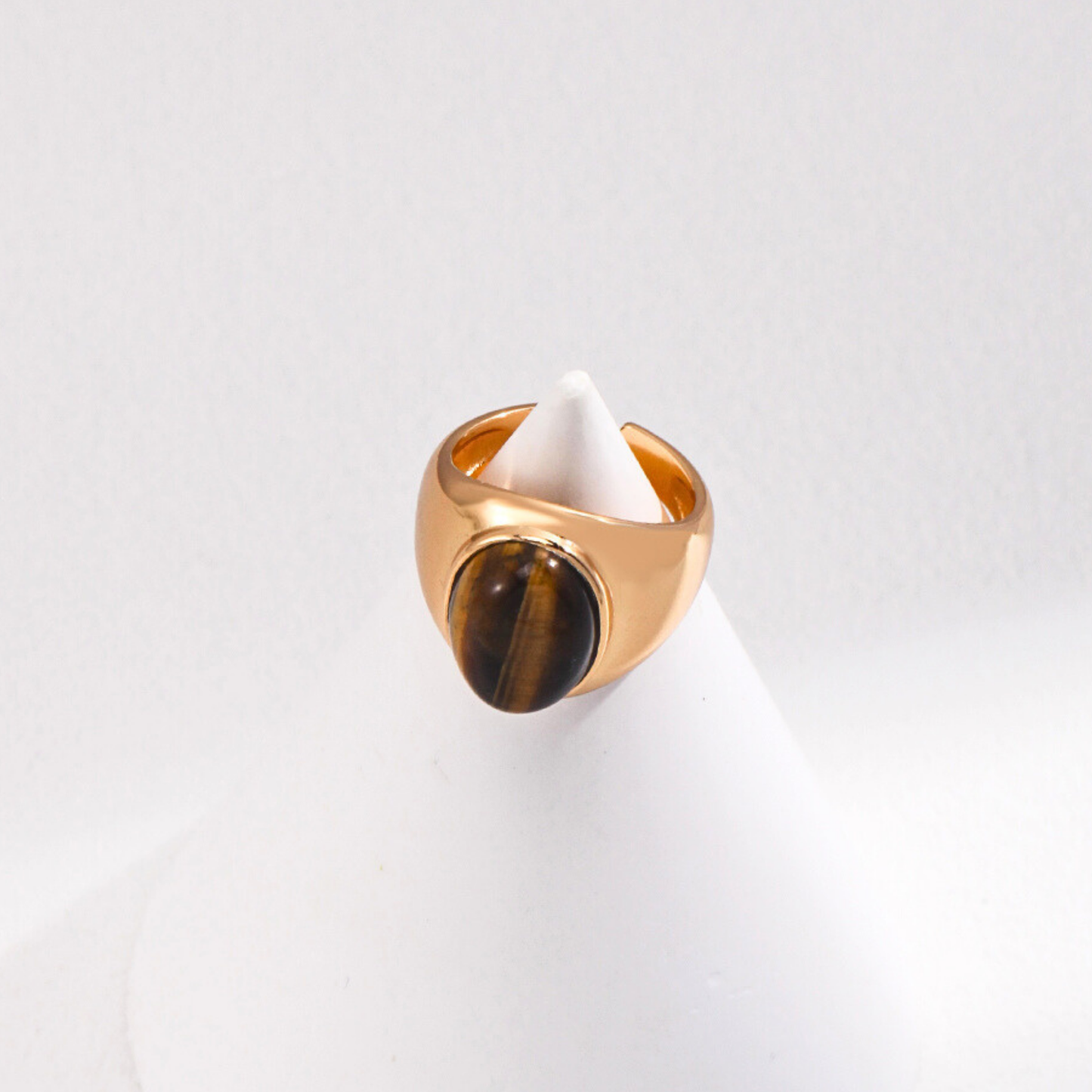 Sovereign Tiger's Eye Signet Ring