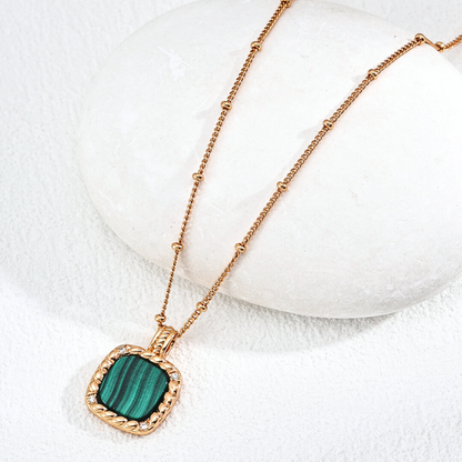 Ancient Reverie Malachite Necklace