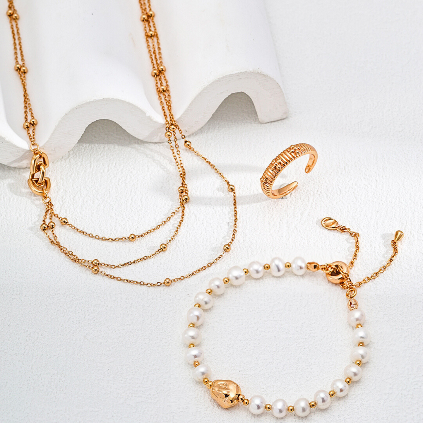 Minimalist Multi-Layer Fine Chain Necklace