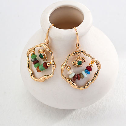 Kaleidoscope Gemstone Earrings