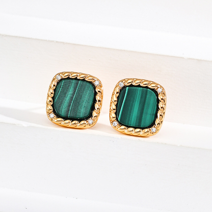 Mystic Essence Malachite Earrings