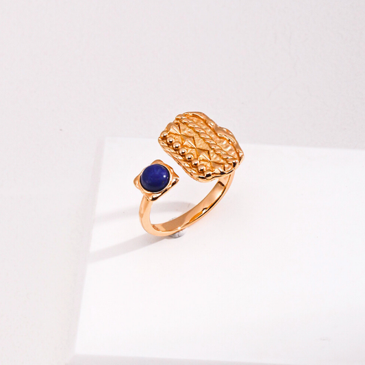 Lapis Lazuli Wisdom Signet Ring