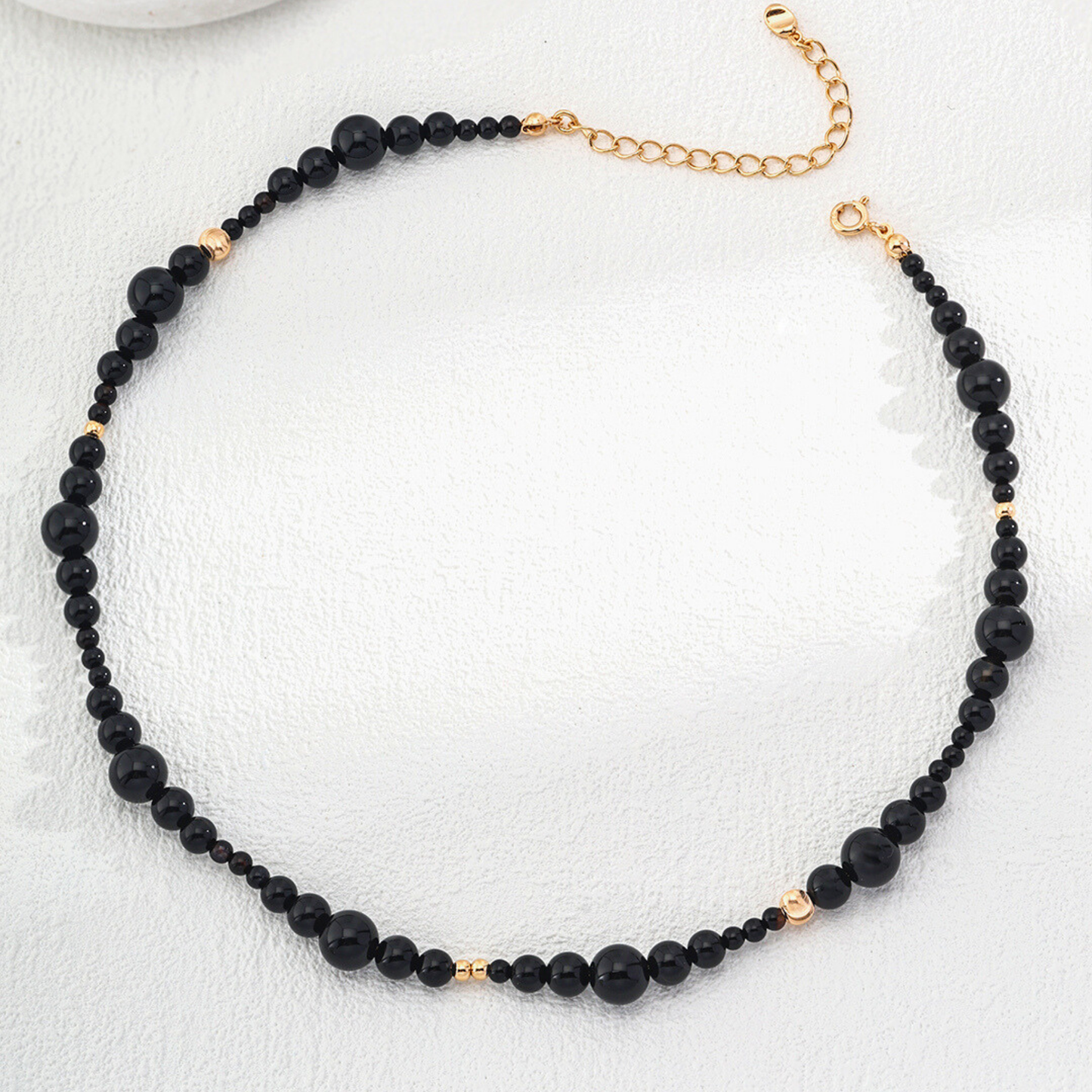 Midnight Black Onyx Necklace