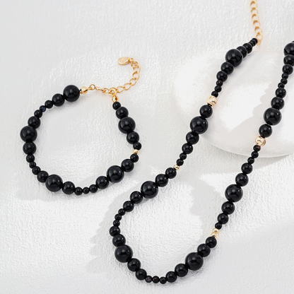 Midnight Black Onyx Necklace