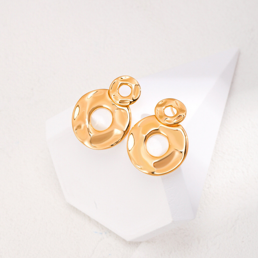 Classic Dual Circle Earrings