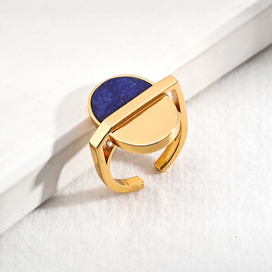 Harmony of Earth and Sky Lapis Lazuli Ring