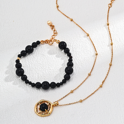 Midnight Black Onyx Bracelet