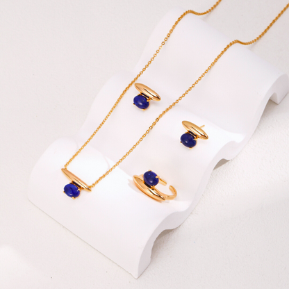 Lapis Lazuli Tranquil Lake Studs