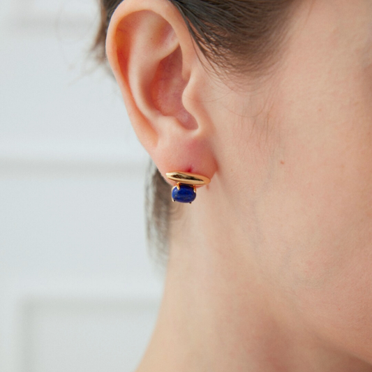 Lapis Lazuli Tranquil Lake Studs