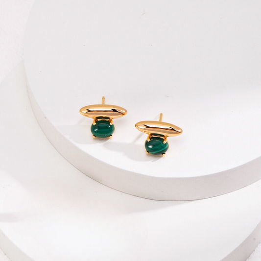 Malachite Forest Essence Studs