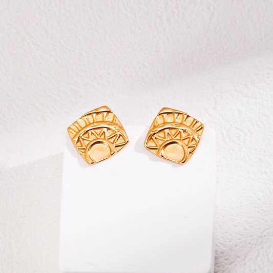 Golden Signet Studs