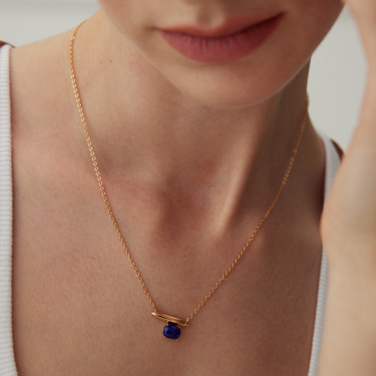 Lapis Lazuli Tranquil Lake Necklace