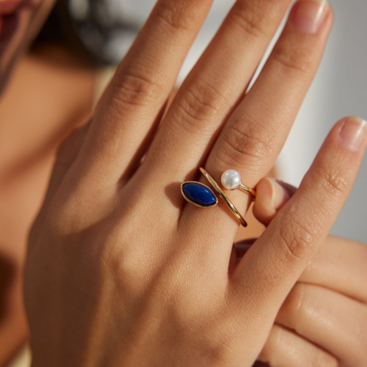 Ocean’s Wisdom Lapis Lazuli Ring